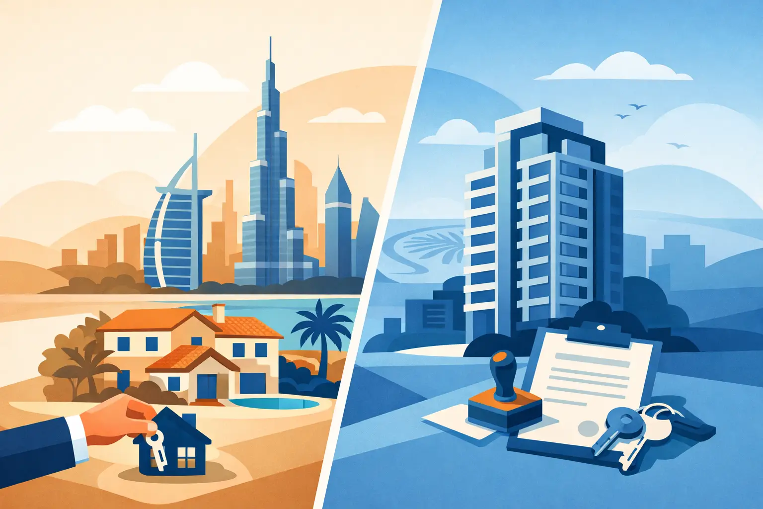 Dubai Freehold vs Leasehold Property Explained