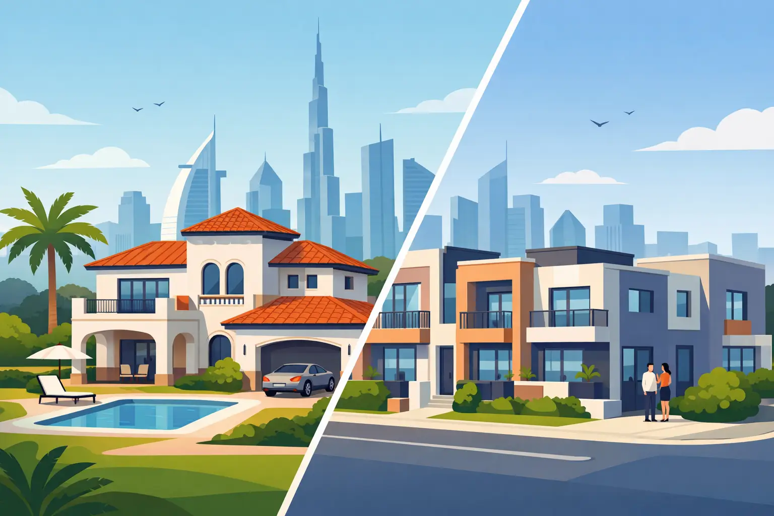 Villa vs Townhouse in Dubai - Which Home Fits?