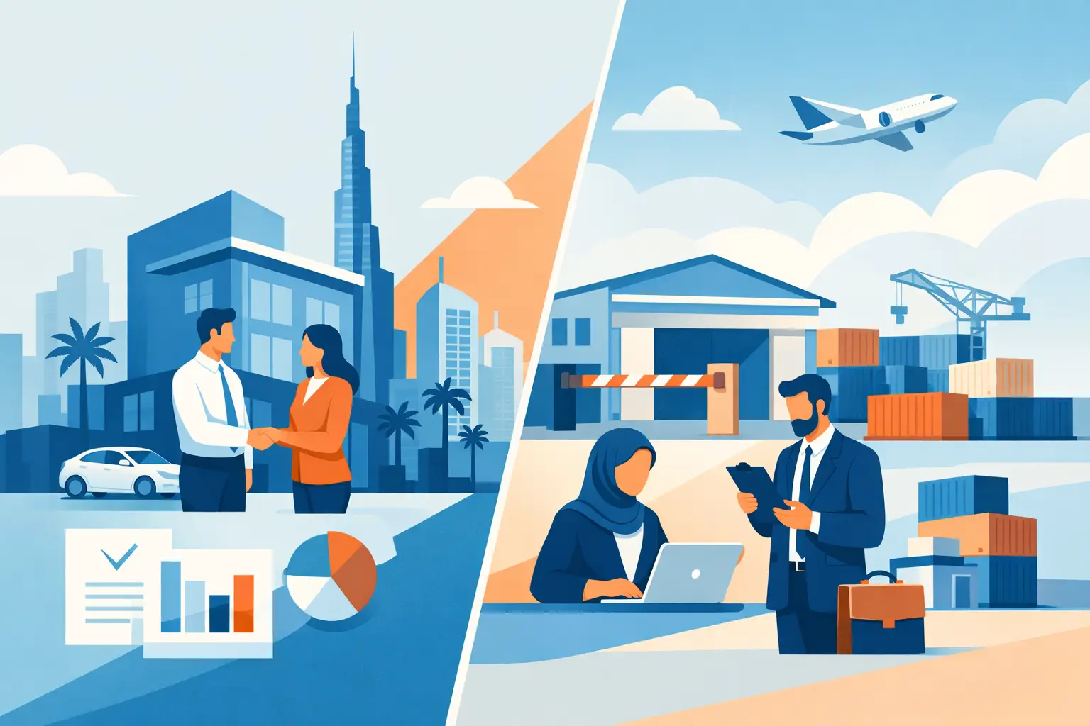 Mainland Freezone Comparison for Dubai Businesses